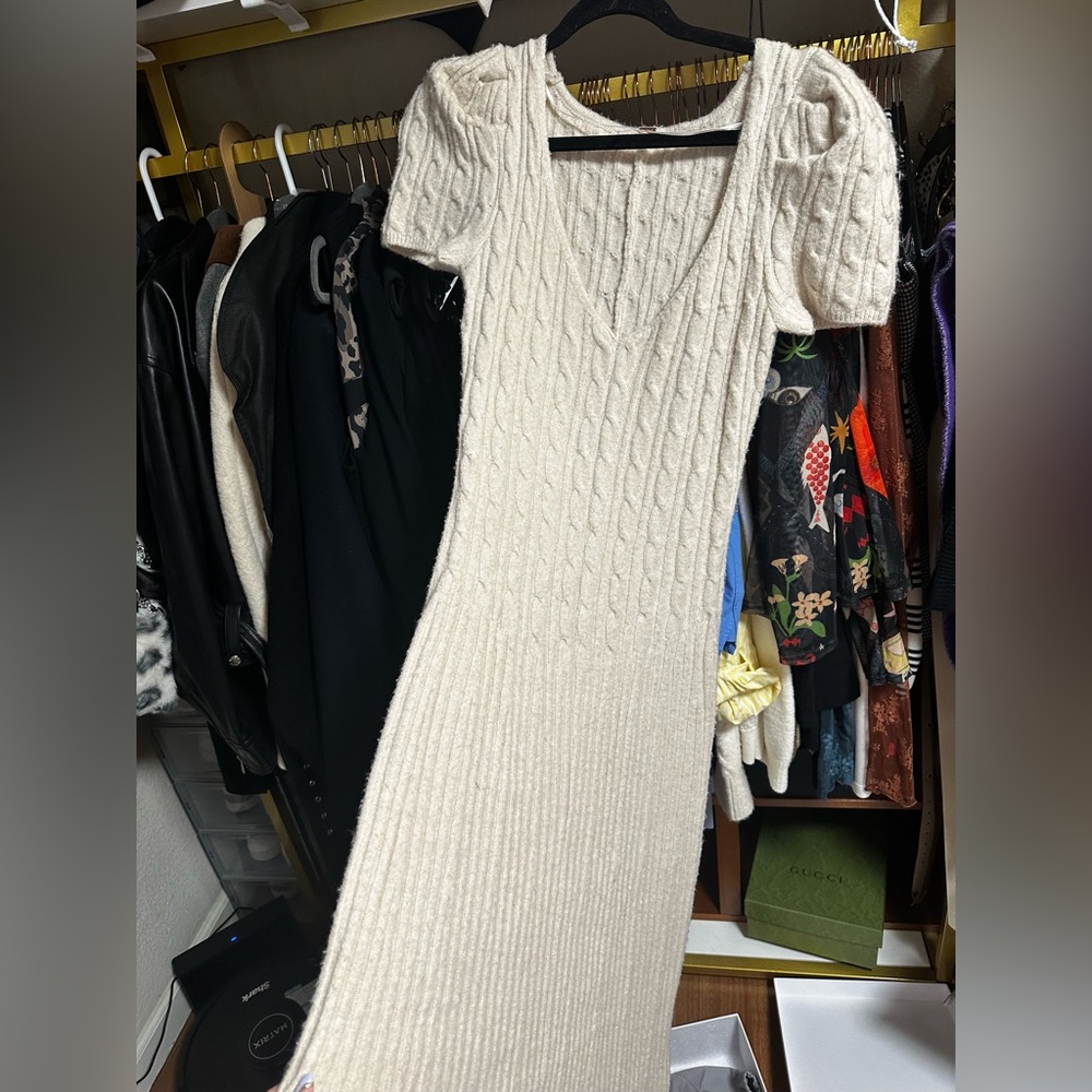 FREE PEOPLE Short Sleeve Sweater Dress 🧝‍♀️